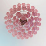 Huge Italian vintage Murano glass chandelier