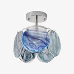 Ava Murano Disc Glass Chandelier