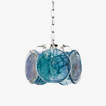 Handmade Murano Disc Glass Chandelier