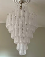 Huge Italian vintage Murano glass chandelier