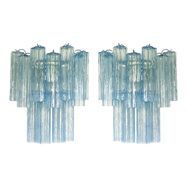 Murano Glass Tube Wall Sconces