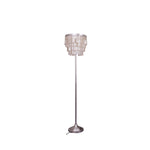 Mother of Pearl Crystal Floor Lamp