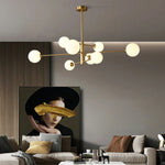 Alabaster Globe Branch Chandelier