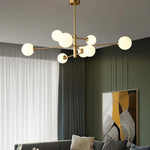 Alabaster Globe Branch Chandelier