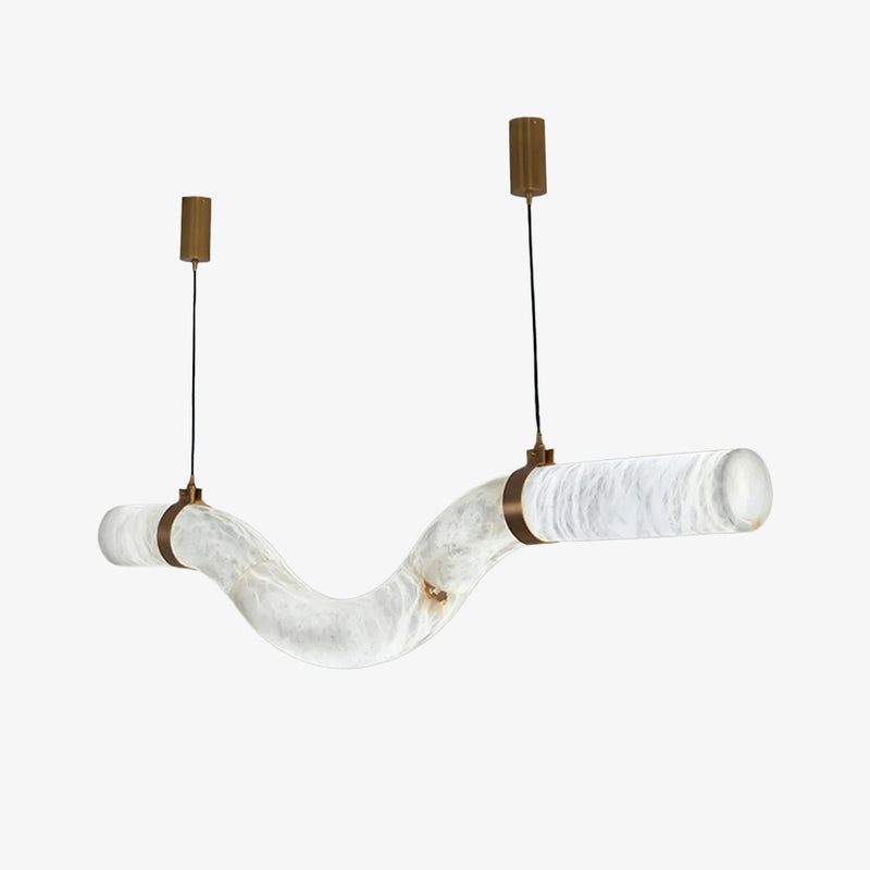 Alabaster Loop Pendant Lamps