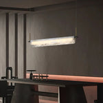 Alabaster Linear Art Chandelier