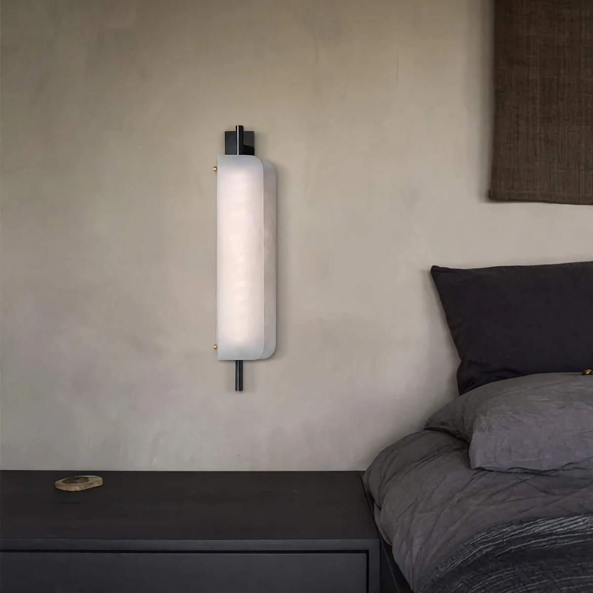 Alabaster Linear Wall Sconce Modern