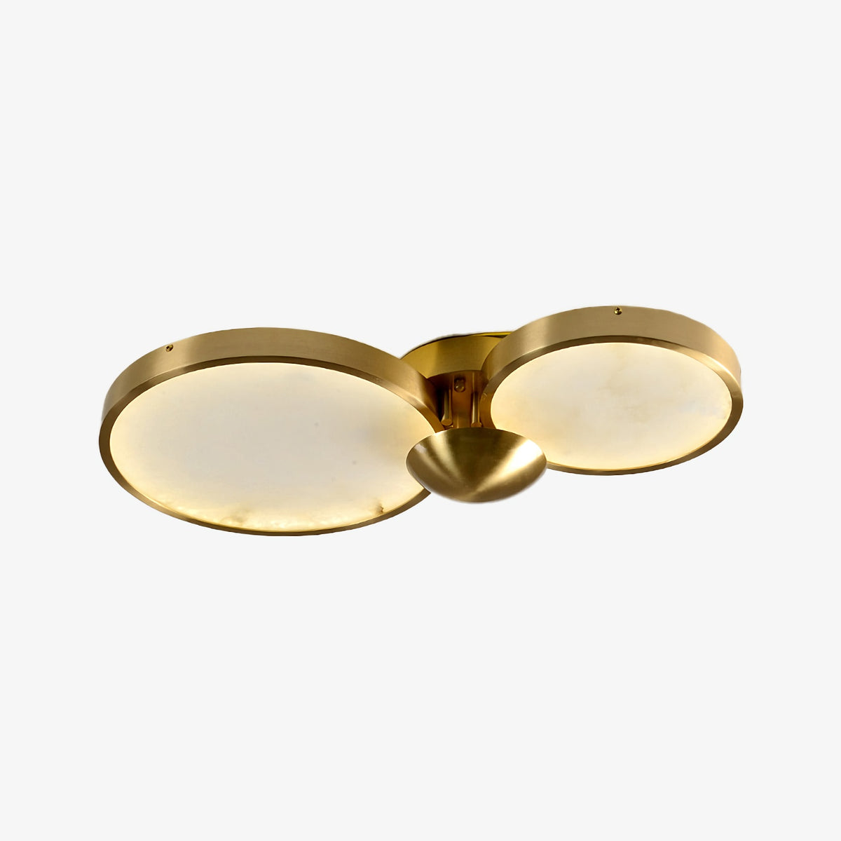 Alabaster Modern Disc Ceiling Light