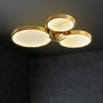 Alabaster Modern Disc Ceiling Light