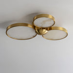 Alabaster Modern Disc Ceiling Light