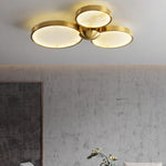 Alabaster Modern Disc Ceiling Light