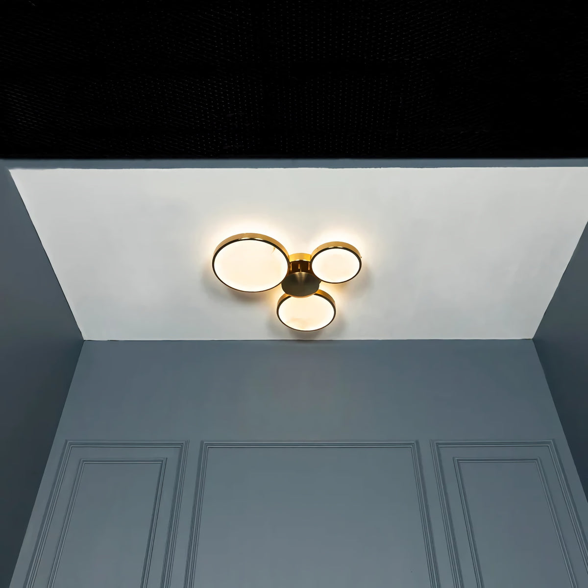 Alabaster Modern Disc Ceiling Light
