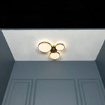 Alabaster Modern Disc Ceiling Light