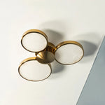 Alabaster Modern Disc Ceiling Light