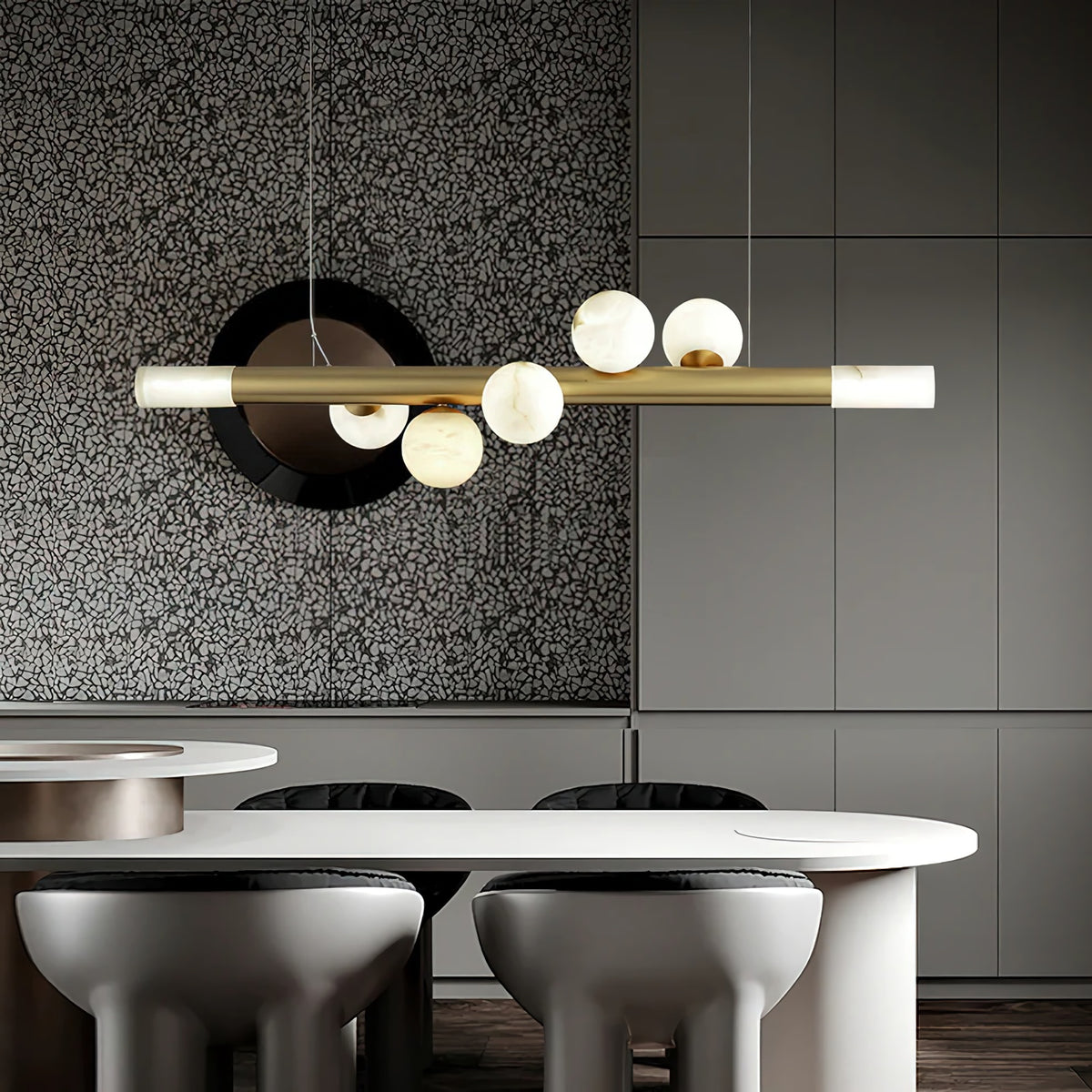 Alabaster RoMi Carrara Pendant Light