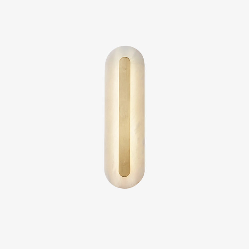 Alabaster Rounded Wall Lamp