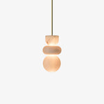 Alabaster Totem Pendant Lamp