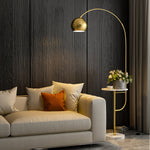 Arc Drawer Floor Lamp