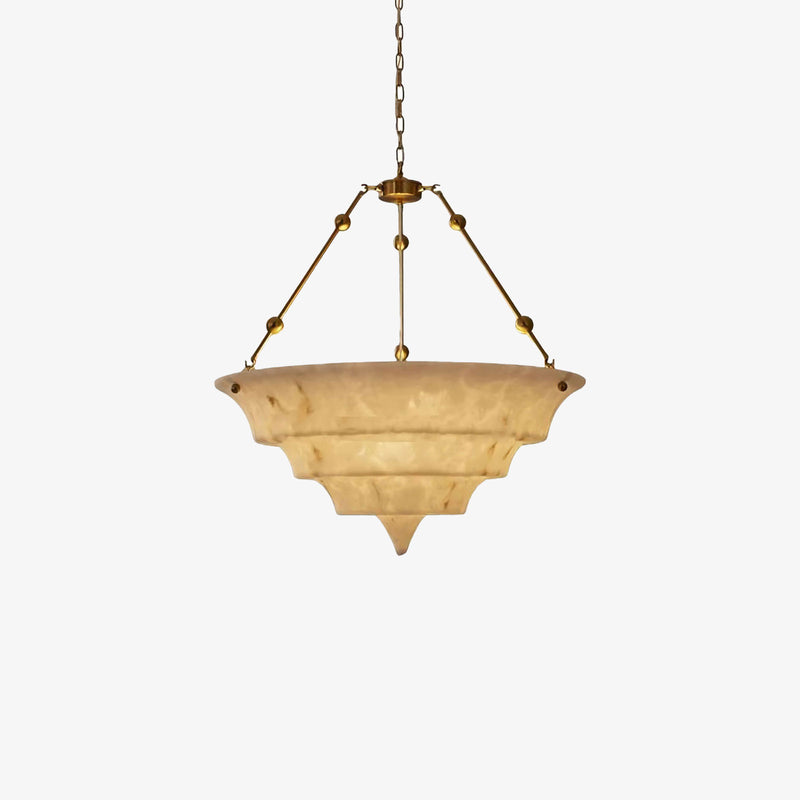 Art Deco Resin Chandelier