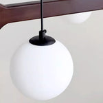 Astra Wood Orb Chandelier