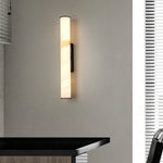 Callisto Cylindrical Alabaster Wall Lamp