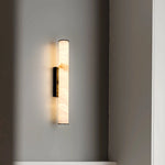 Callisto Cylindrical Alabaster Wall Lamp