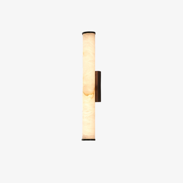 Callisto Cylindrical Alabaster Wall Lamp | Severn Lighting