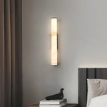 Callisto Cylindrical Alabaster Wall Lamp