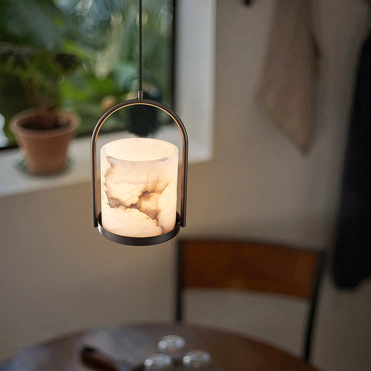 Cortland Alabaster Pendant Lamp