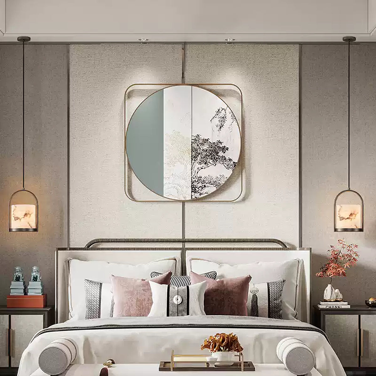 Cortland Alabaster Pendant Lamp