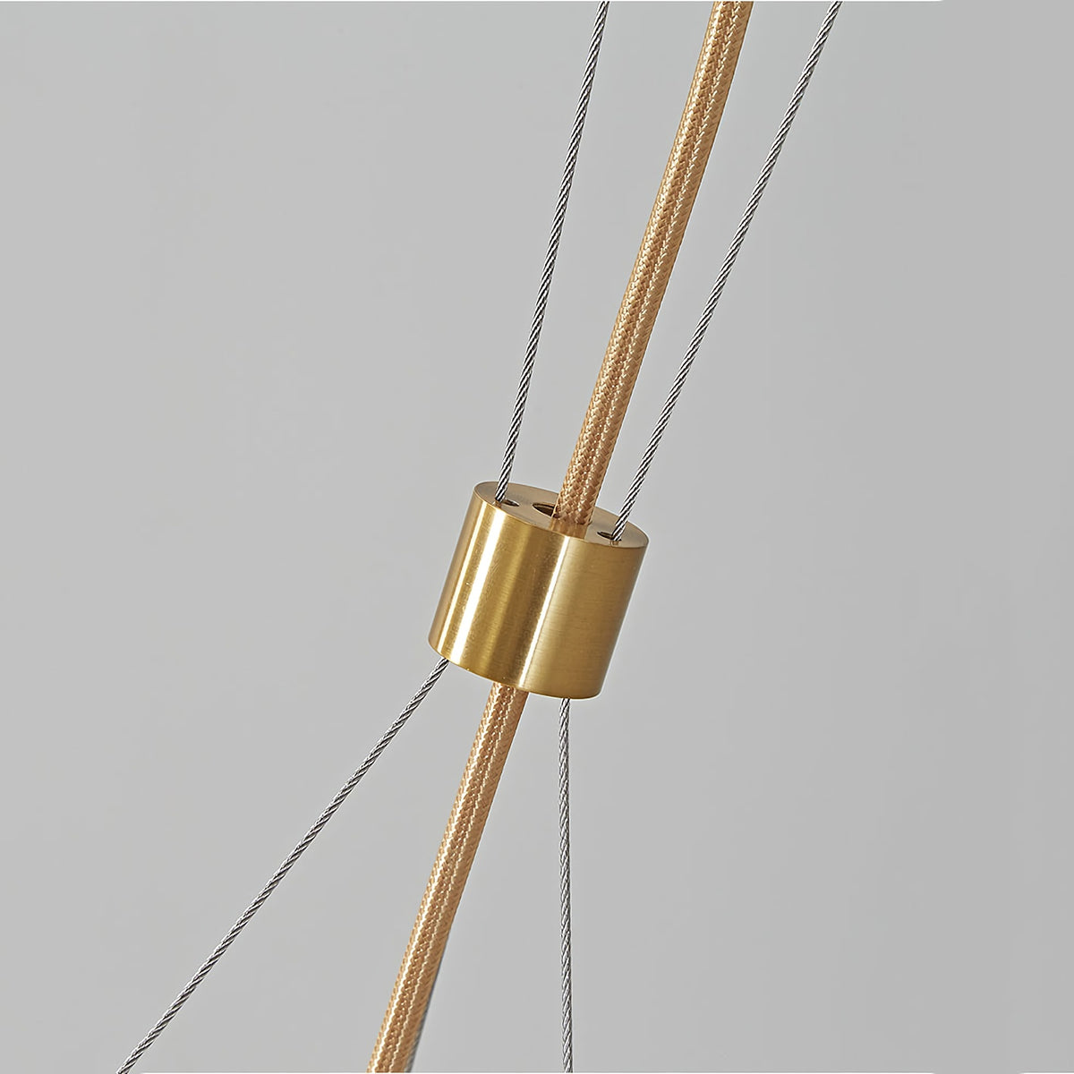 Cream Modern Dish Chandelier