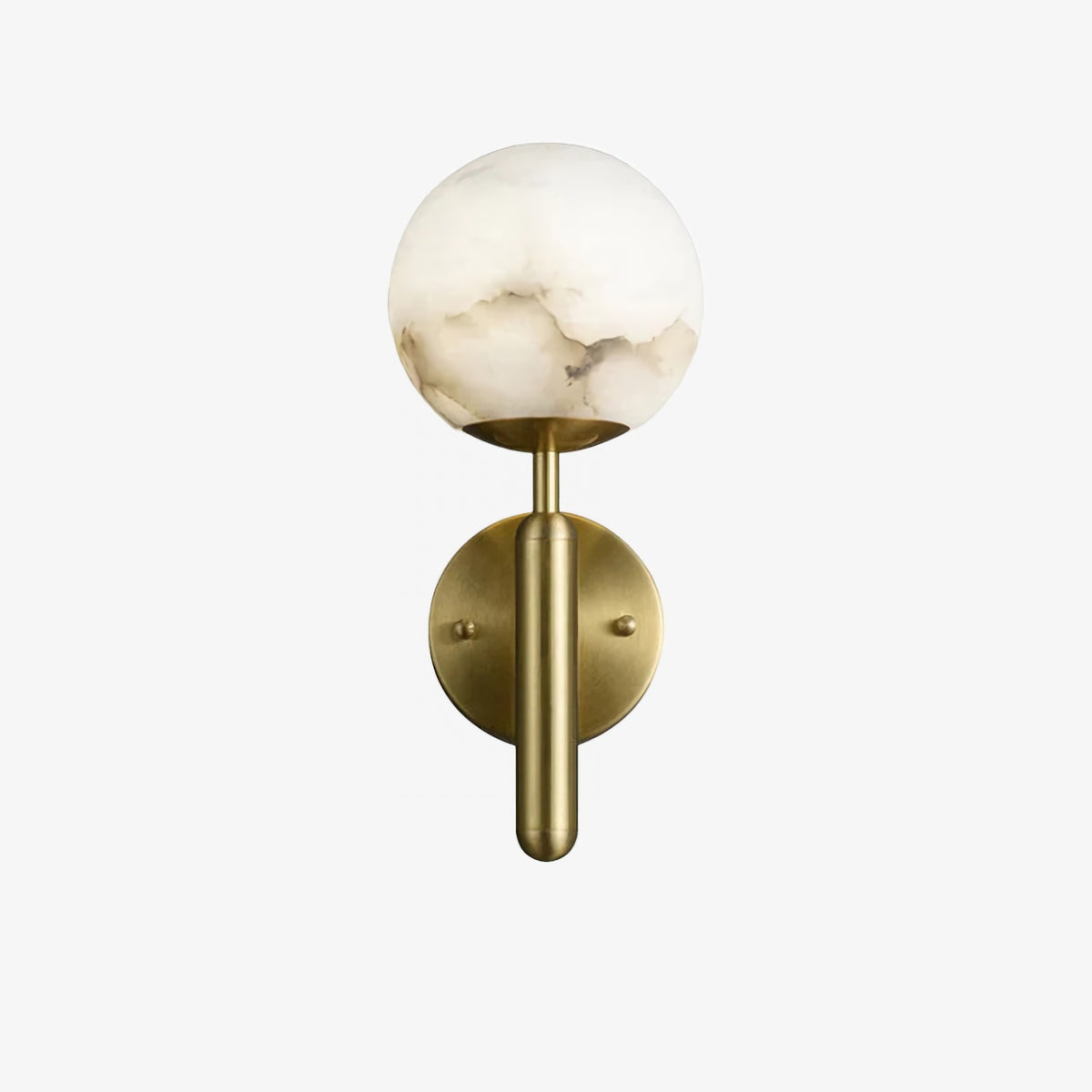 Elegant Copper Alabaster Wall Lamp