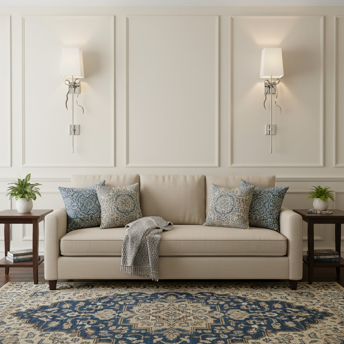 Ellery Gros-Grain Bow Wall Lamp