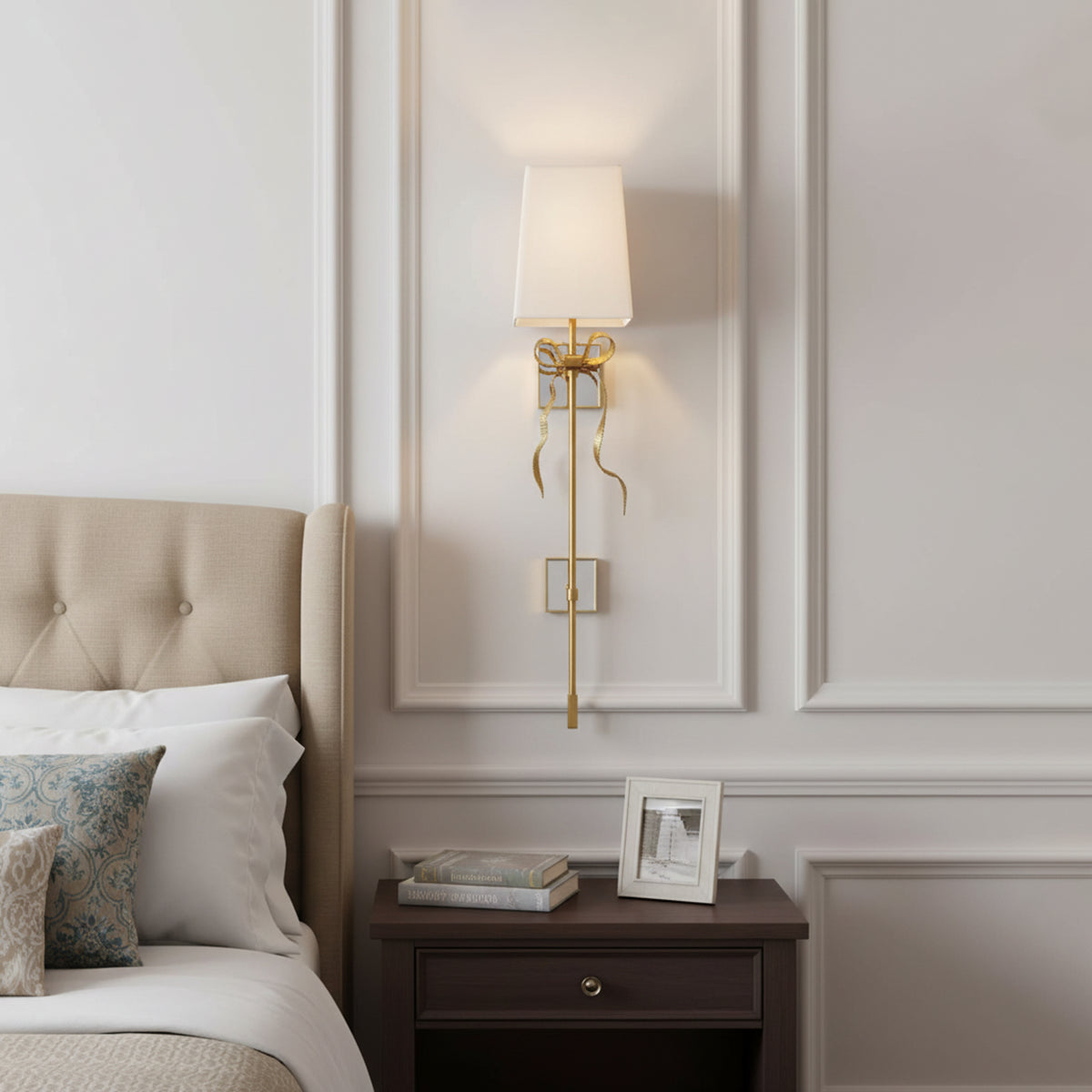 Ellery Gros-Grain Bow Wall Lamp