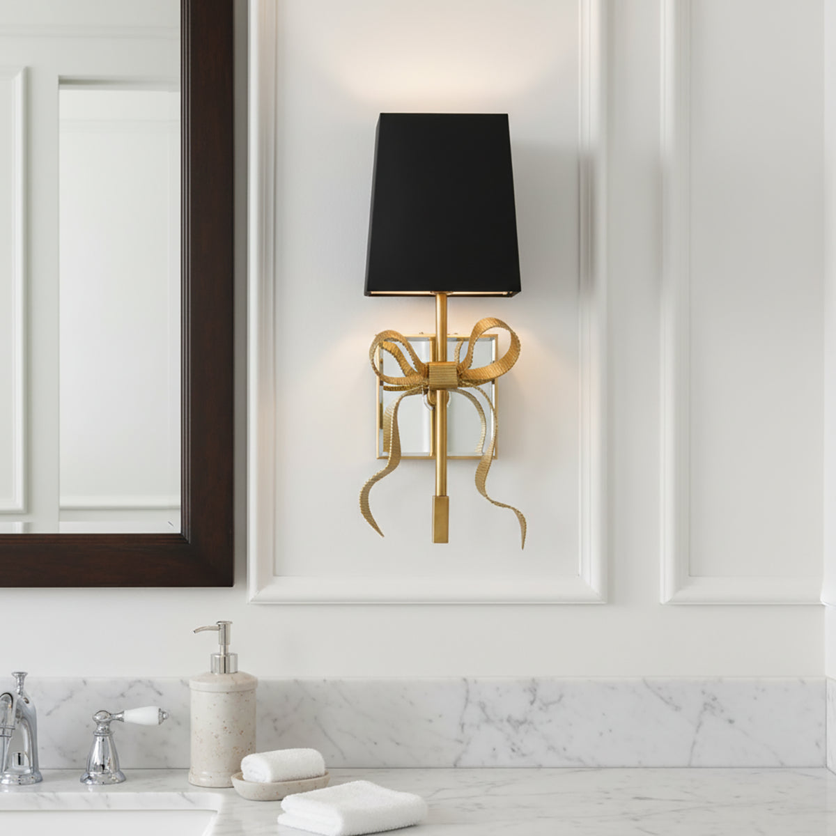 Ellery Gros-Grain Bow Wall Lamp