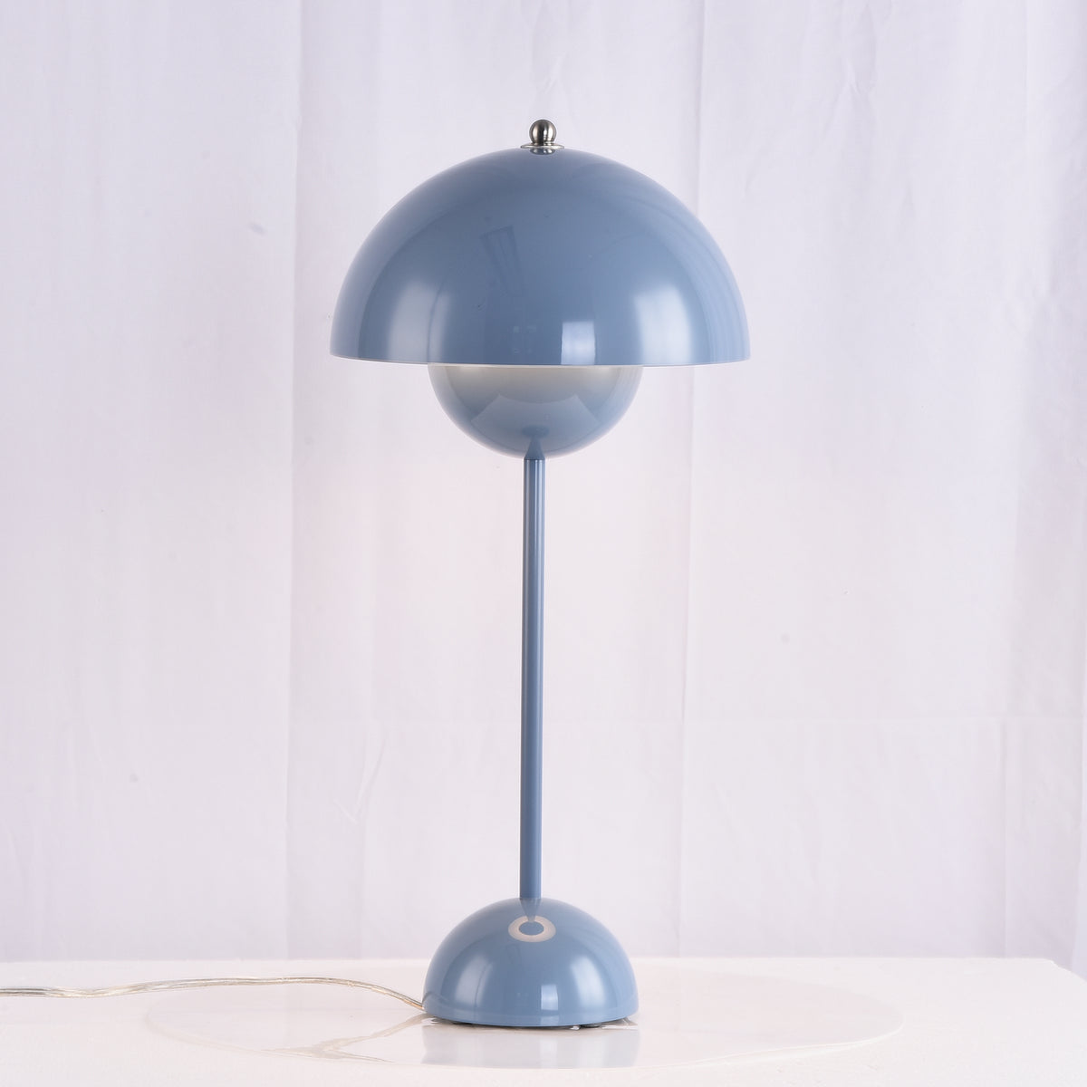 Flowerpot Semi-Circle Table Lamp
