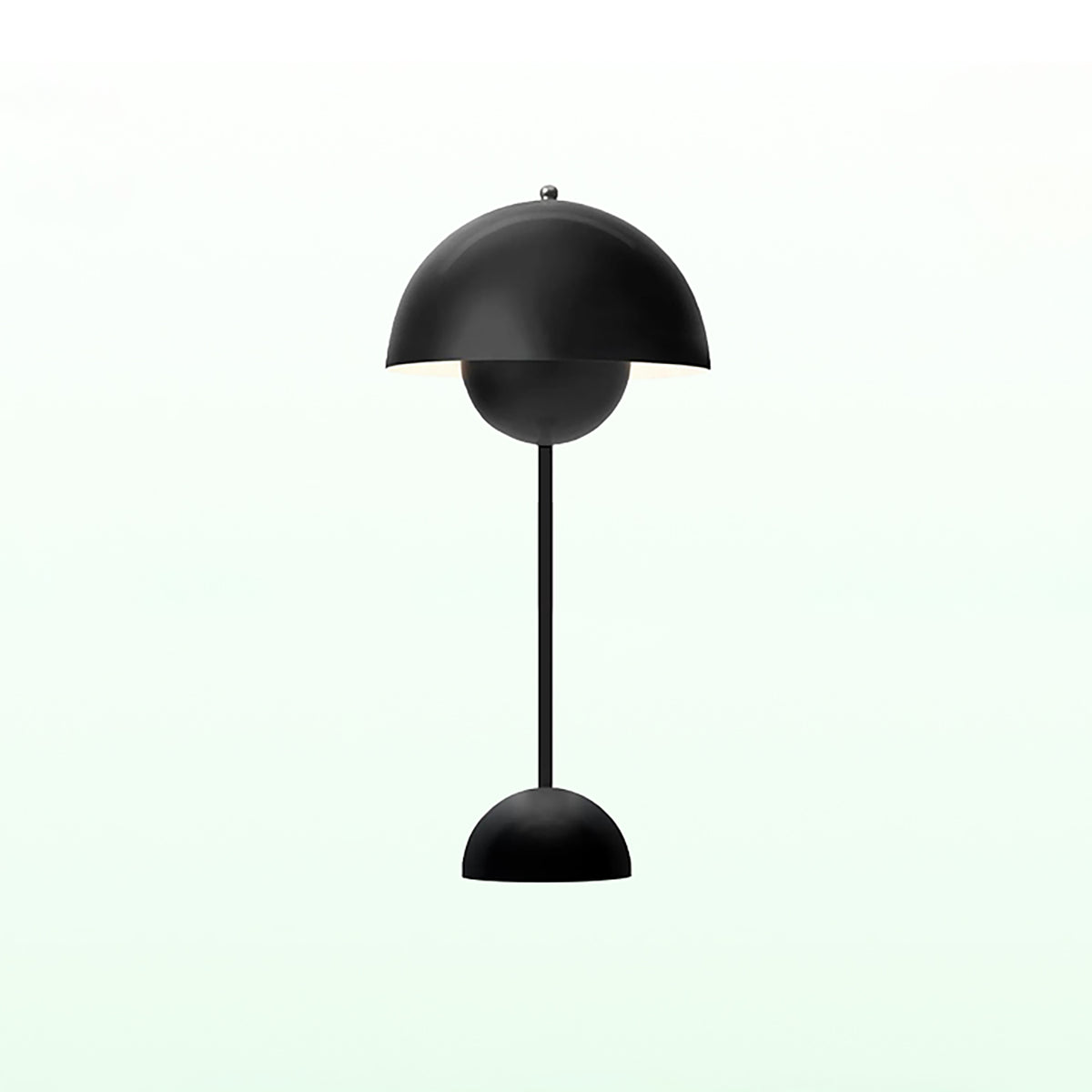 Flowerpot Semi-Circle Table Lamp