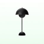 Flowerpot Semi-Circle Table Lamp