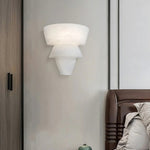 Geometric Alabaster Wall Light