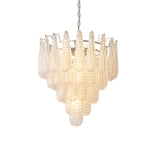 Grid Glass Waterfall Chandelier