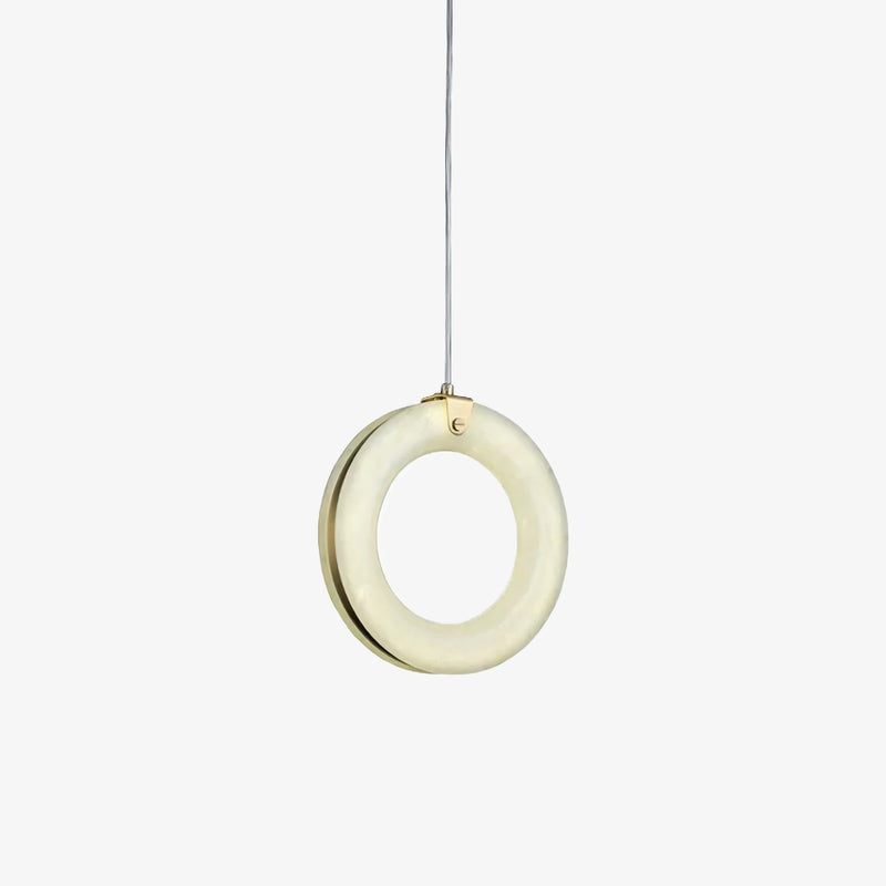 Halo Ring Alabaster Pendant Lamp
