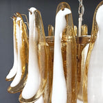 Honey Colored Murano Petal Chandelier