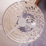 Mother of Pearl Crystal Floor Lamp