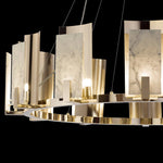 Jessie Alabaster Round Chandelier