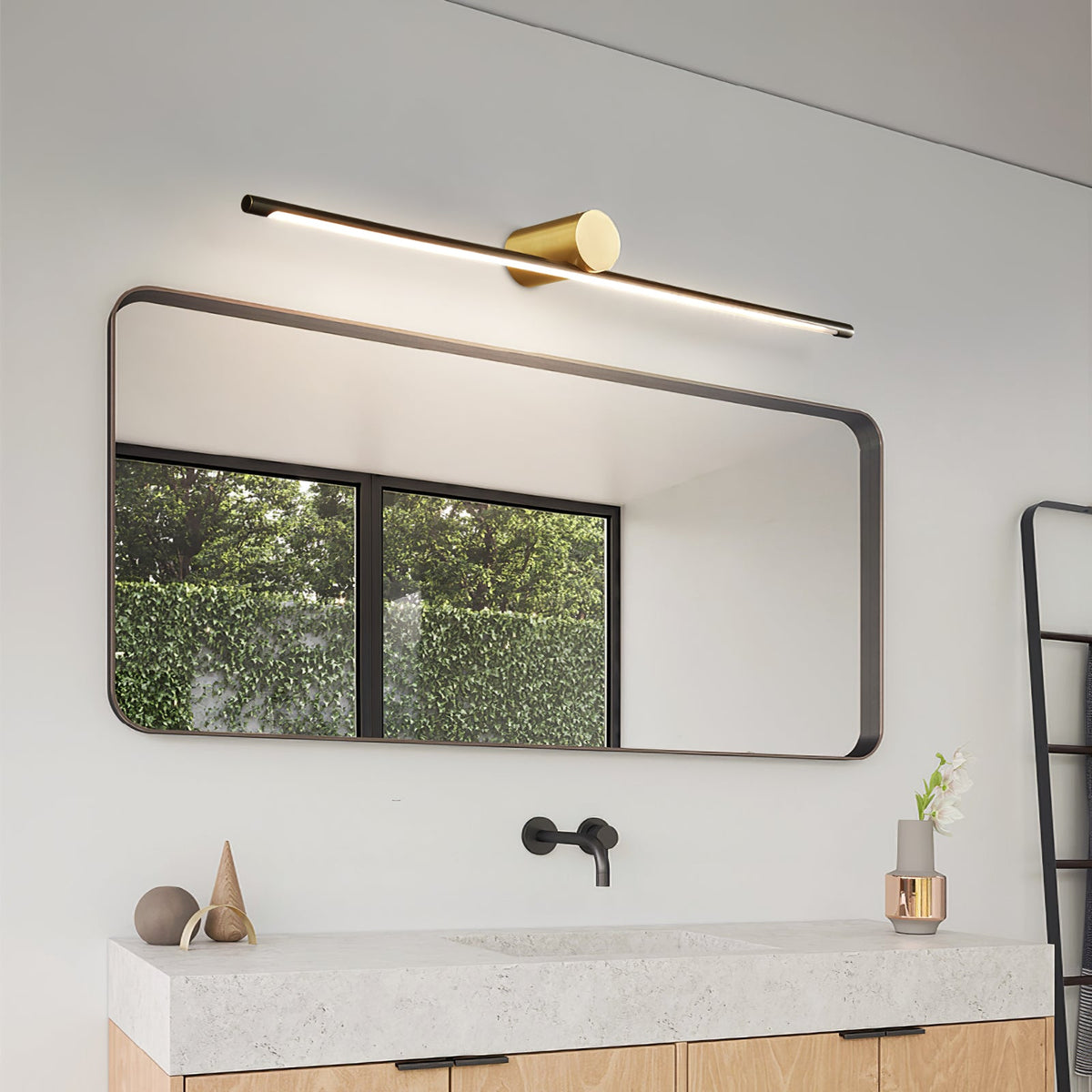 Koge Sleek Design Black LED Wall Lamp