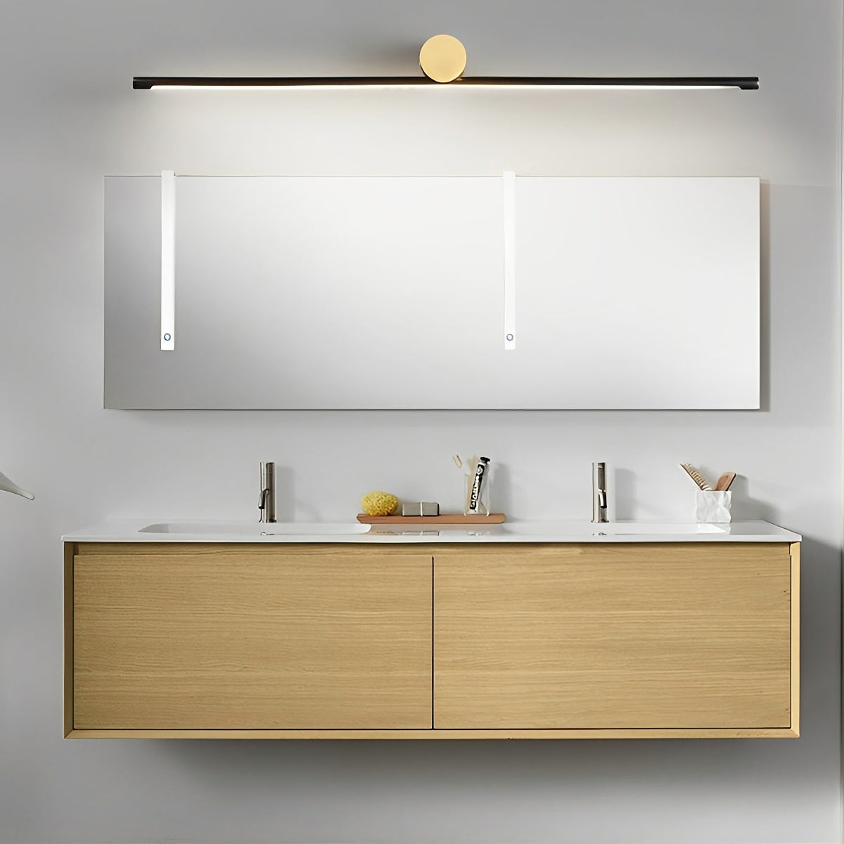 Koge Sleek Design Black LED Wall Lamp