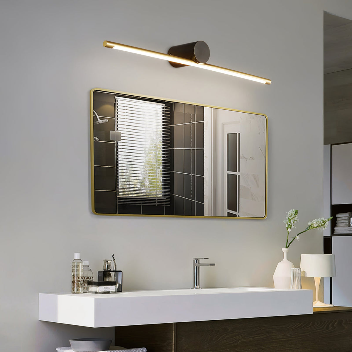 Koge Sleek Design Black LED Wall Lamp