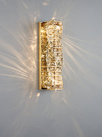 Laminated Crystal Wall Light