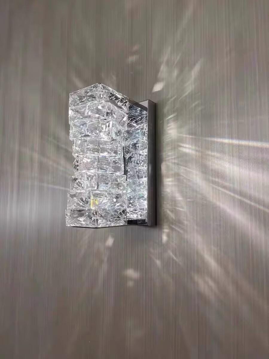 Laminated Crystal Wall Light