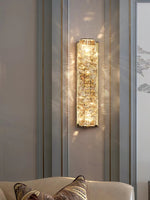 Laminated Crystal Wall Light